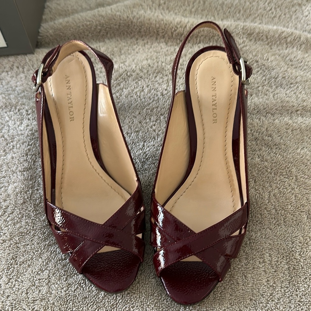 Ann Taylor Cassandra Peeptoe Platform